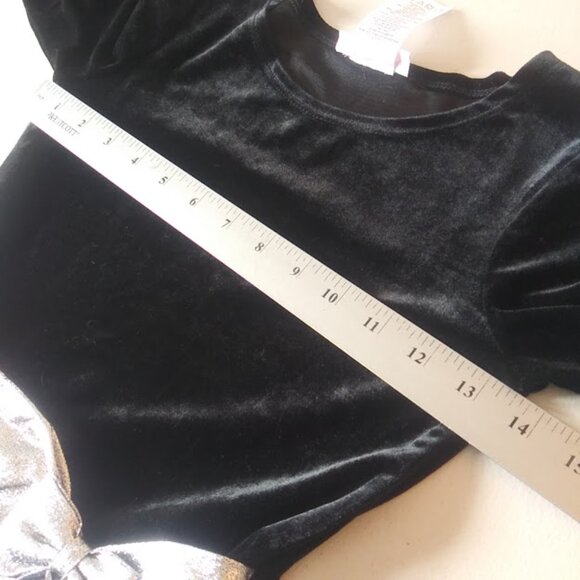 Jessica Ann girl's size 6X black and purple dress - Picture 9 of 16